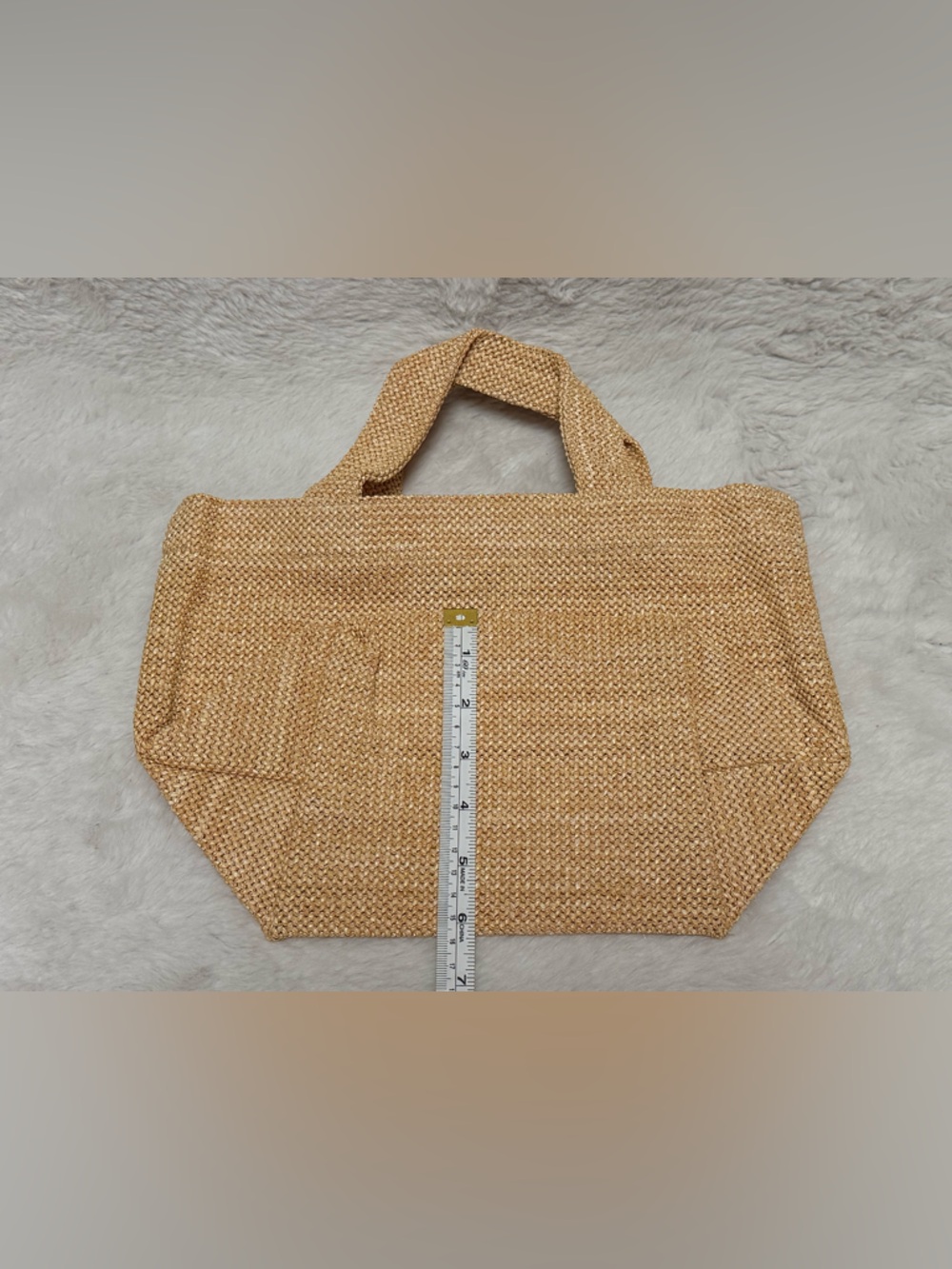 Prada Milano Straw Tote Bag in Natural- GWP - Picture 8 of 9